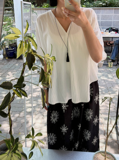 ☀️키엘 루즈핏 블라우스
