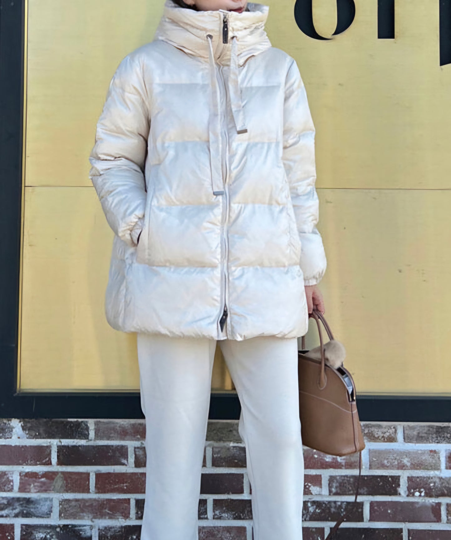 아방 패딩 duck down 100%