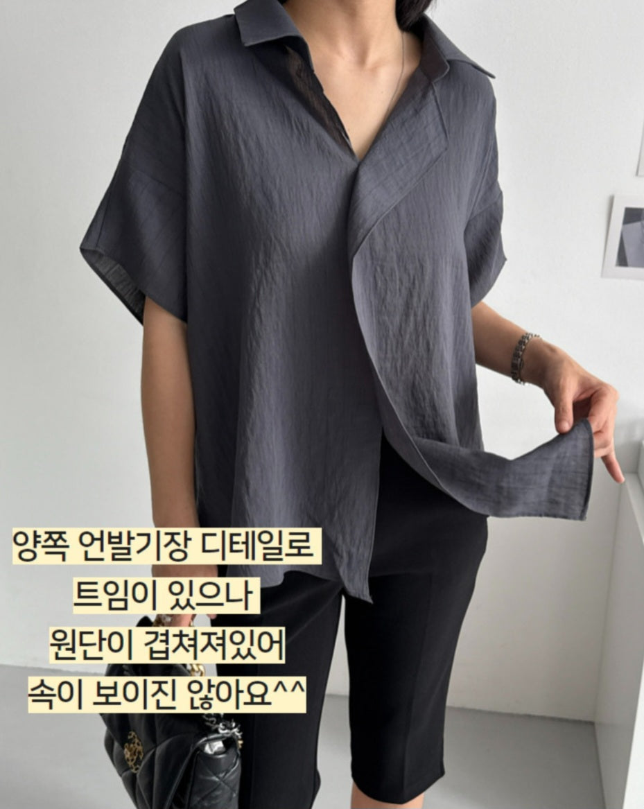 린넨 셔츠 블라우스