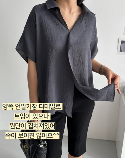 린넨 셔츠 블라우스