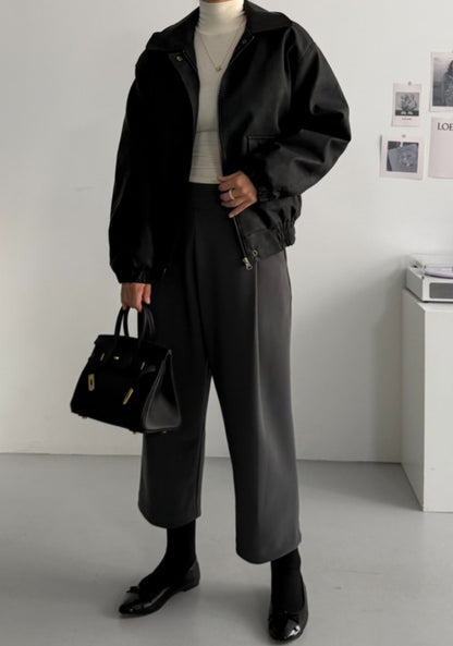 멋스러운 스판 밴딩 배기슬랙스