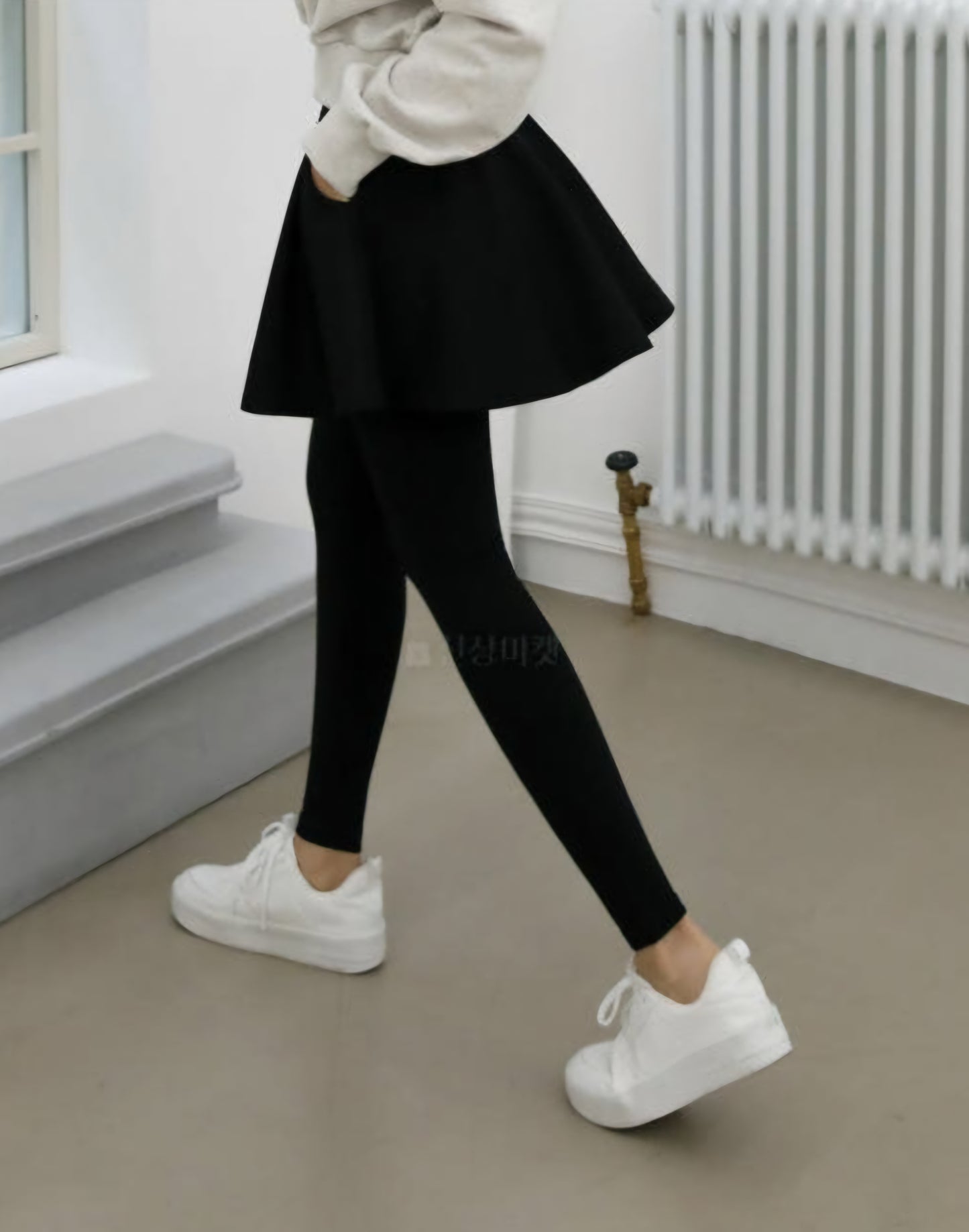 플레어 치마레깅스 약기모 (F~2XL)