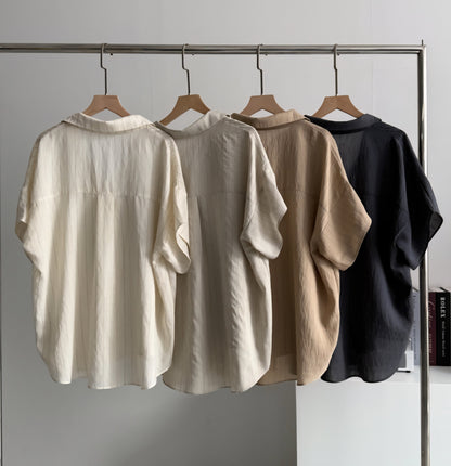 린넨 셔츠 블라우스