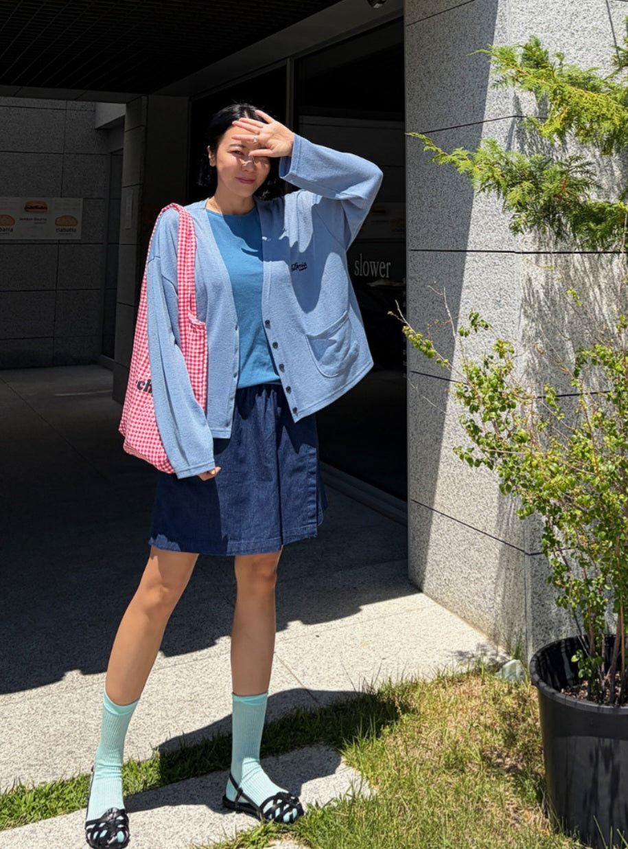☀️자수 루즈핏 가디건