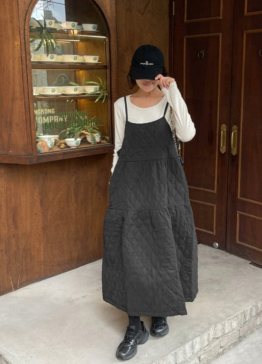 캉캉 누빔 원피스