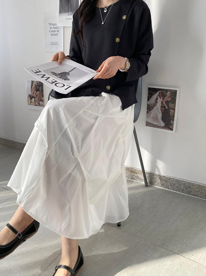 ⏩️ 사선 버튼 티셔츠