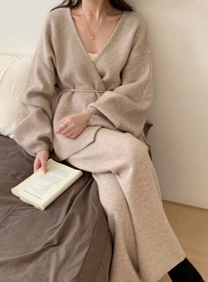 (NEW) 보들니트 벌룬가디건 팬츠 SET