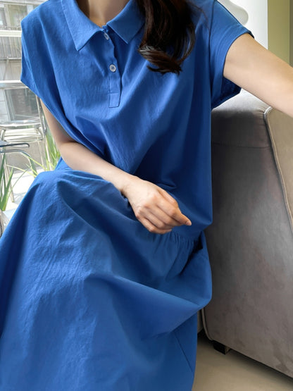 ☀️카라 셔링 원피스