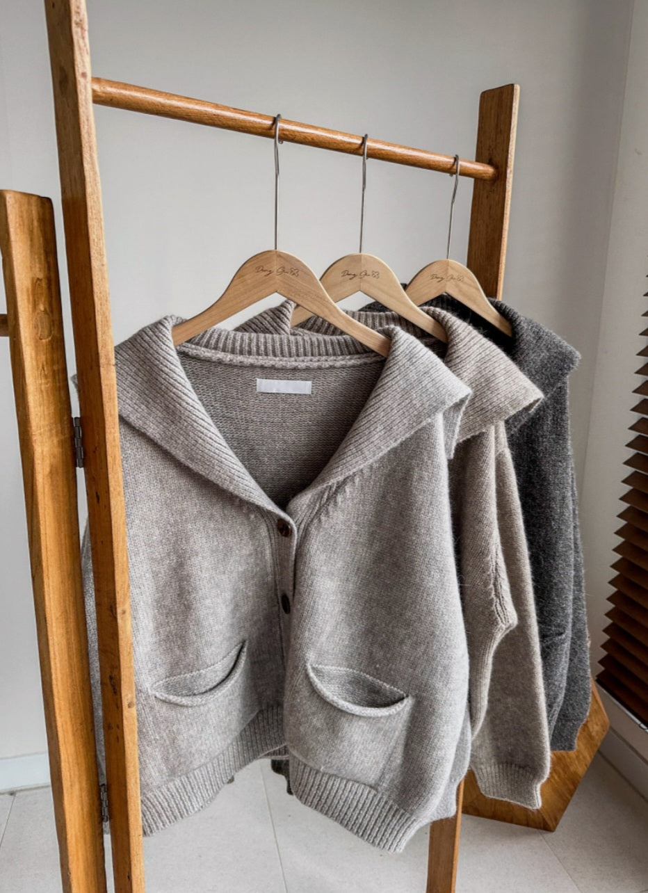 (NEW) 세일러 카라 가디건