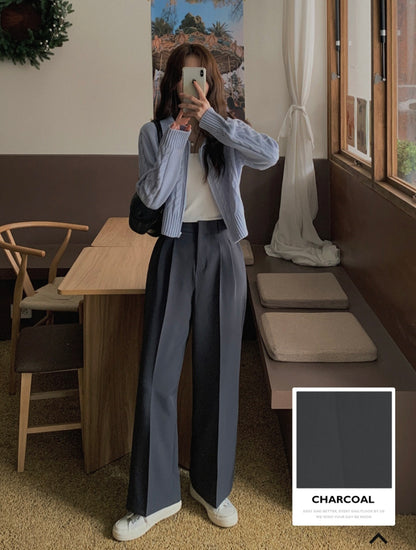 부츠컷 슬랙스 (기모)