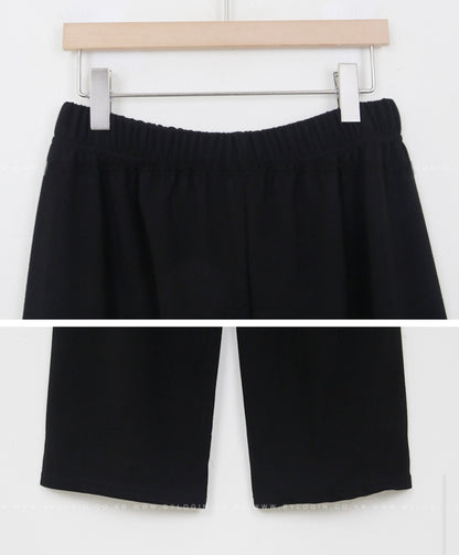 배색 와이드팬츠 Set (~2XL)