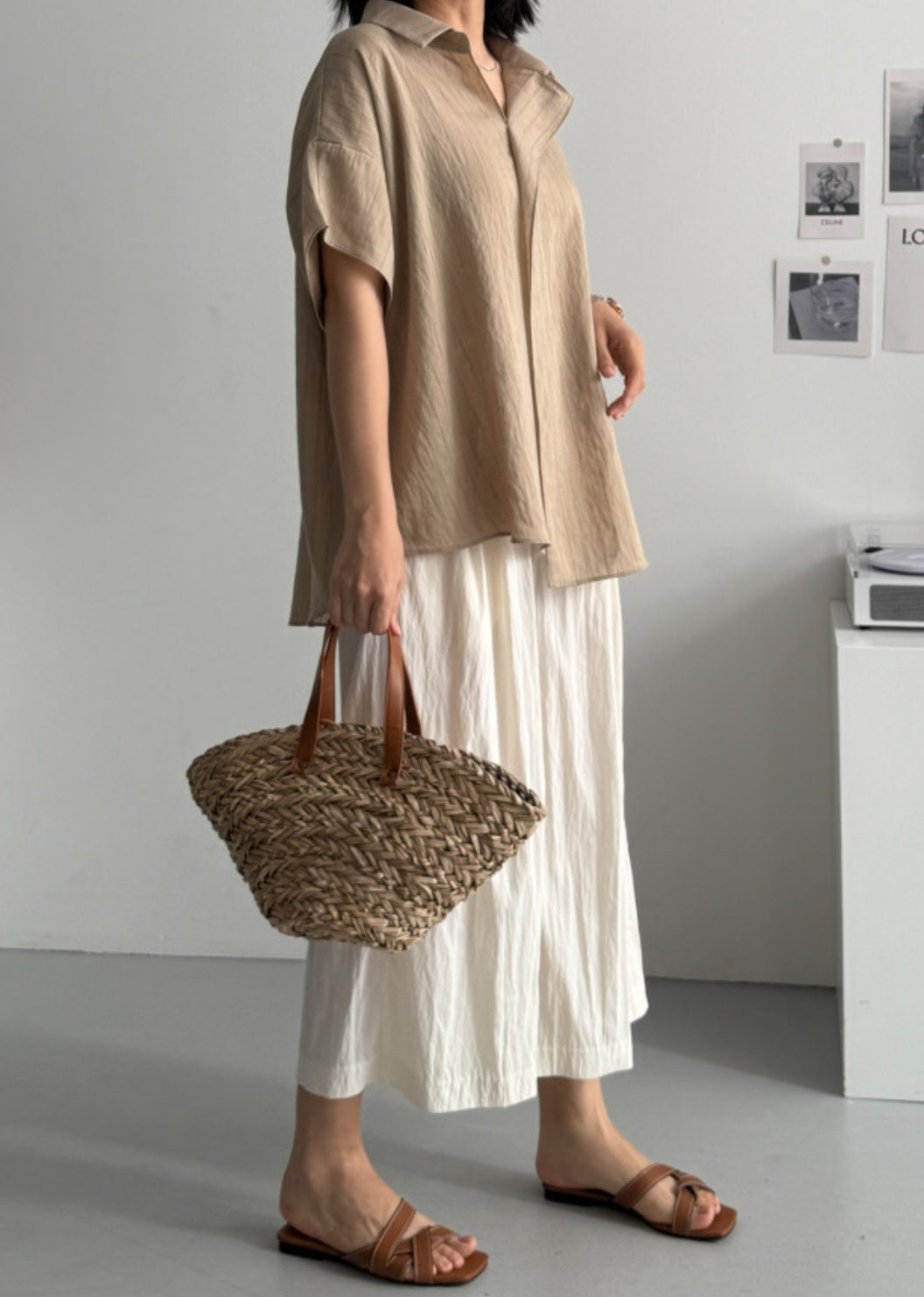 린넨 셔츠 블라우스