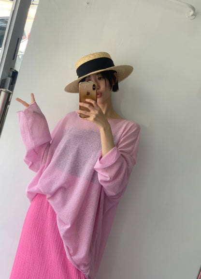 🏖 멋녀 리본 라피아햇