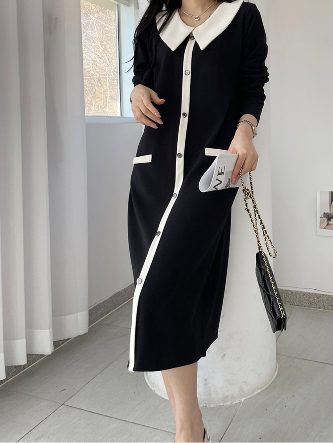 ⏩️ 카라 원피스 [L-2XL]