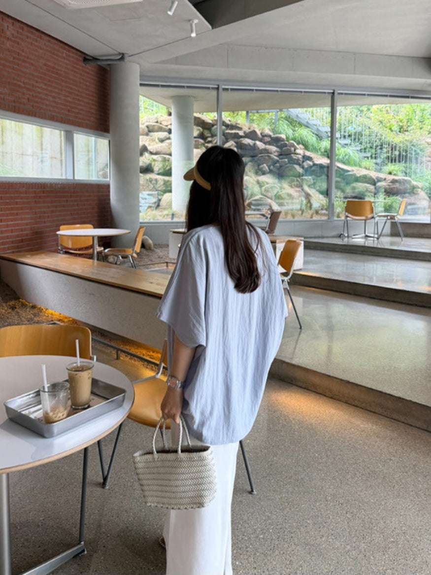 ☀️키엘 루즈핏 블라우스