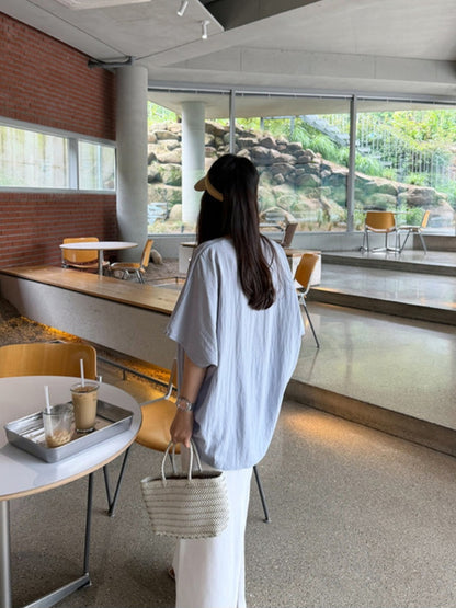 ☀️키엘 루즈핏 블라우스
