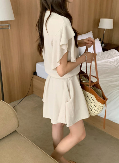☀️반팔맨투맨 치마바지 SET