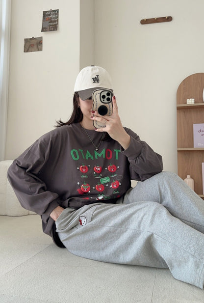 🍂 토마토 프린팅 티셔츠