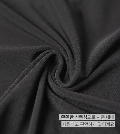 ☀️아이스 스퀘어넥 A라인 원피스 [3단기장]