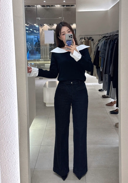 🍂 오프숄더 커프스 티셔츠