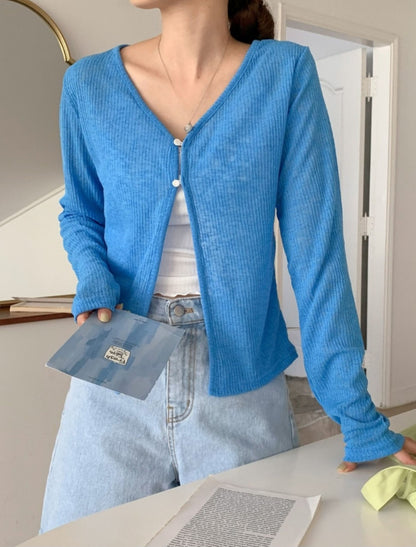골지 여름 가디건
