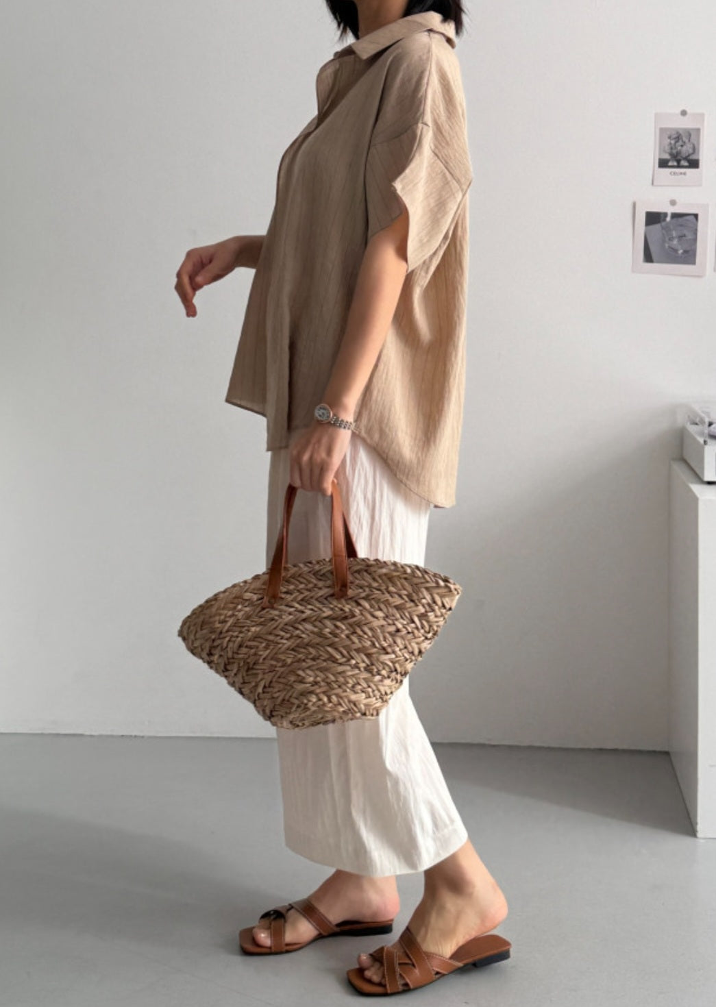 린넨 셔츠 블라우스