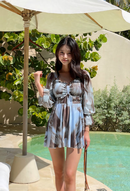 🩱 프렌치 시스루 원피스수영복 [~5XL]