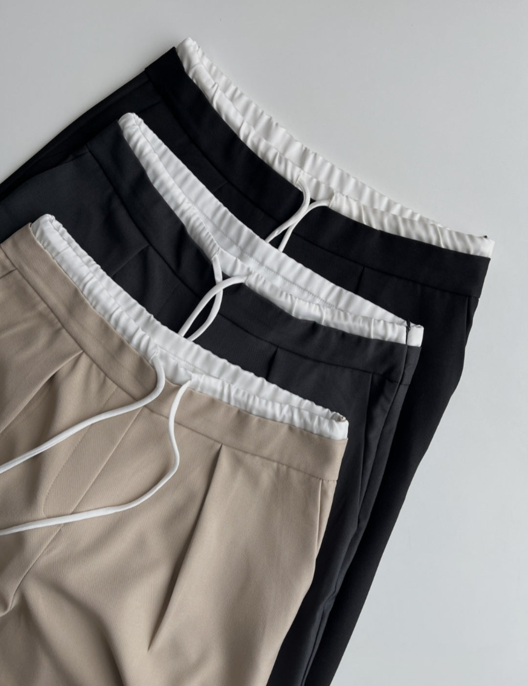 ⏩️배색 와이드 팬츠 [S/M/L]