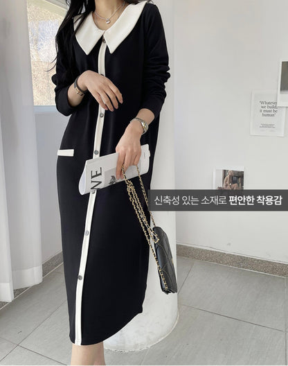 ⏩️ 카라 원피스 [L-2XL]