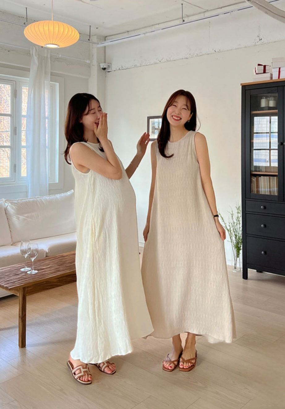 ☀️링클 나시 원피스