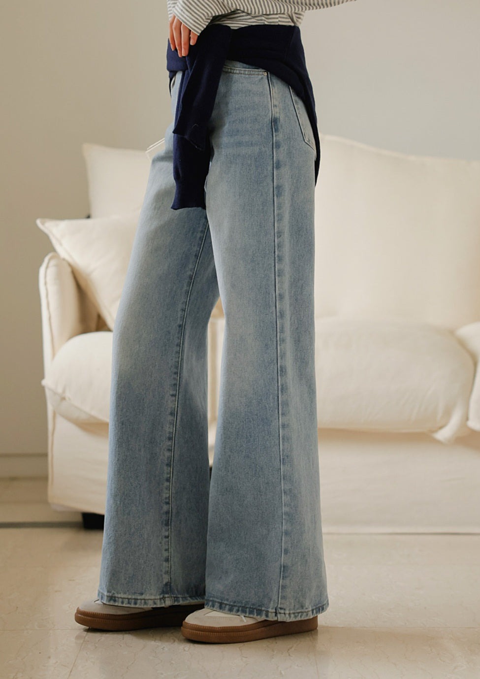 ⏩️ 체형커버 2type 보정핏 와이드부츠컷데님