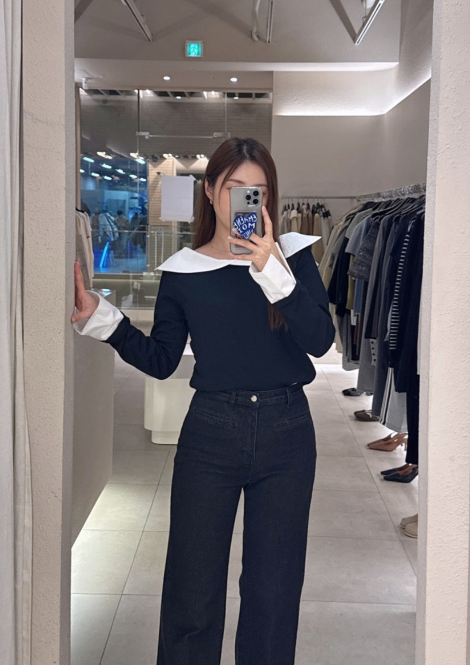 🍂 오프숄더 커프스 티셔츠
