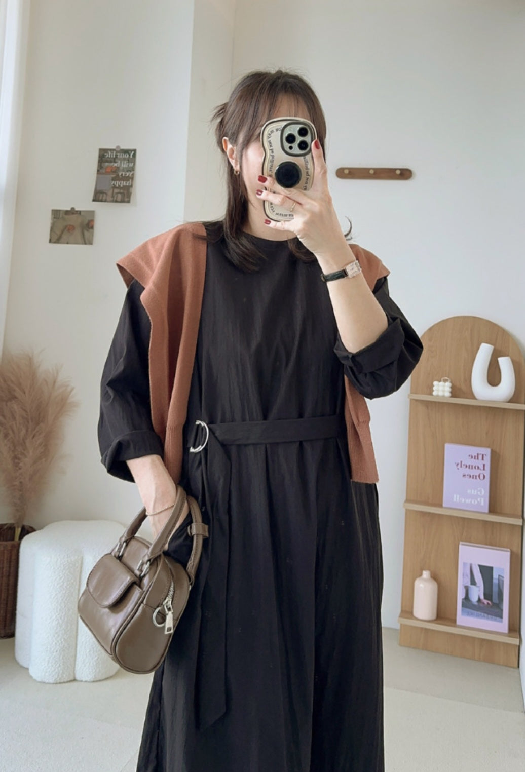 🍂 레버 벨트 원피스