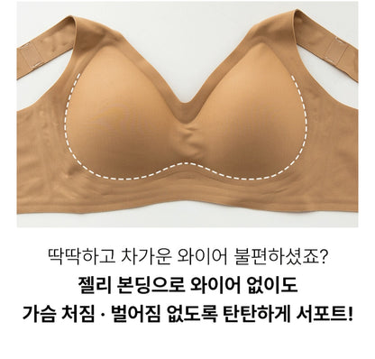 심리스 젤리밀착 리프트업 볼륨 브라팬티 Set [M-5XL]