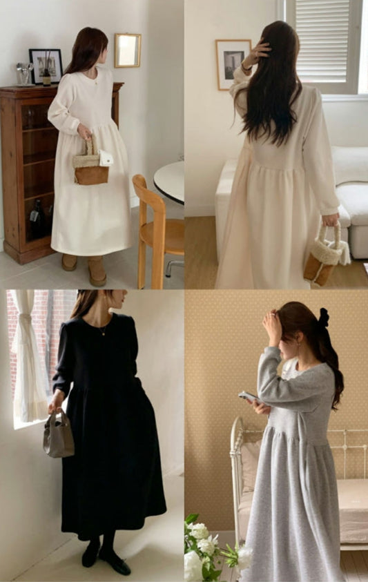 러블리 셔링 원피스