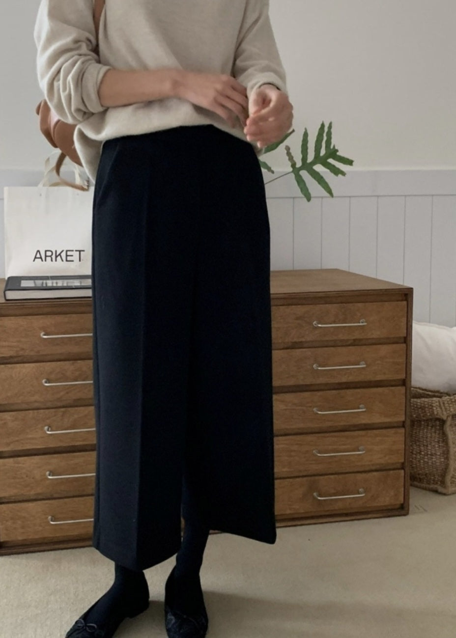 뒷밴딩 울팬츠 (8부~9부)