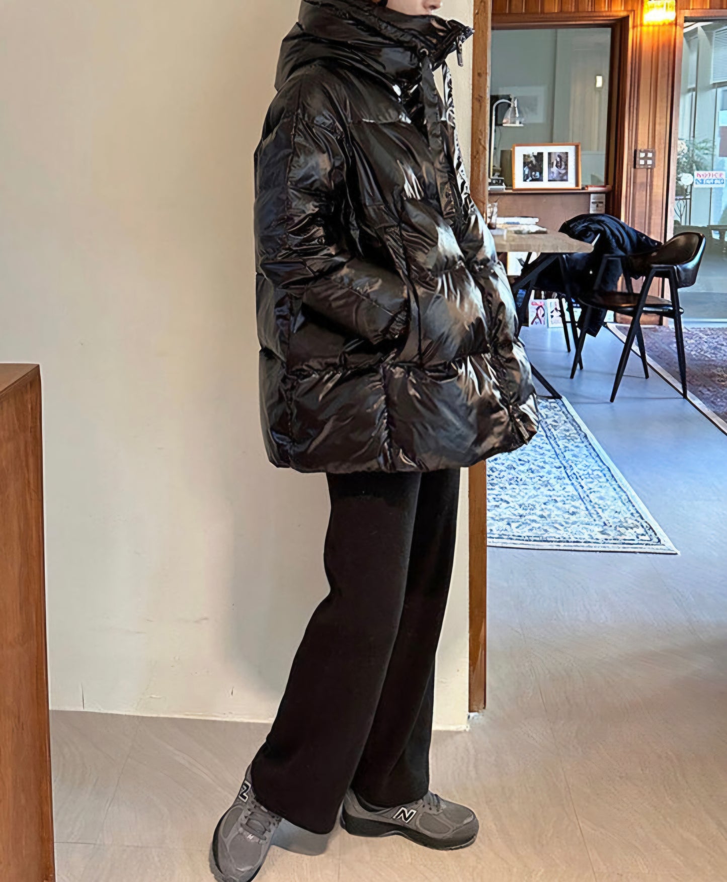 아방 패딩 duck down 100%