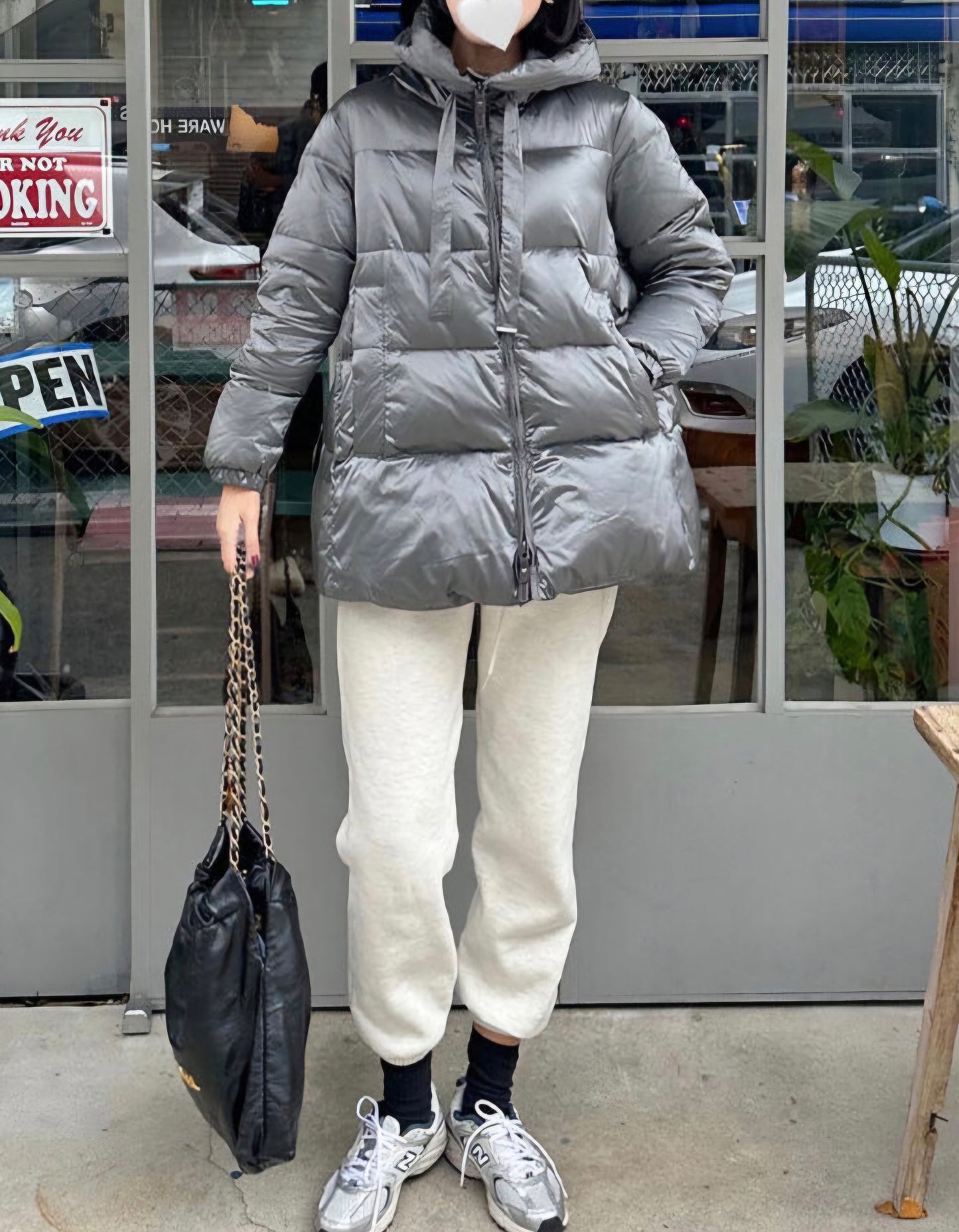 아방 패딩 duck down 100%