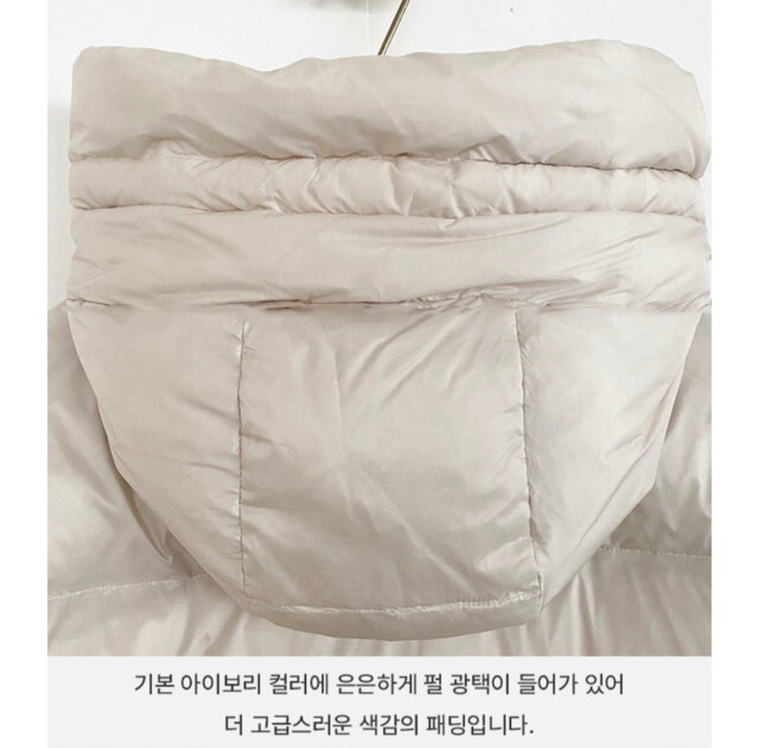 아방 패딩 duck down 100%