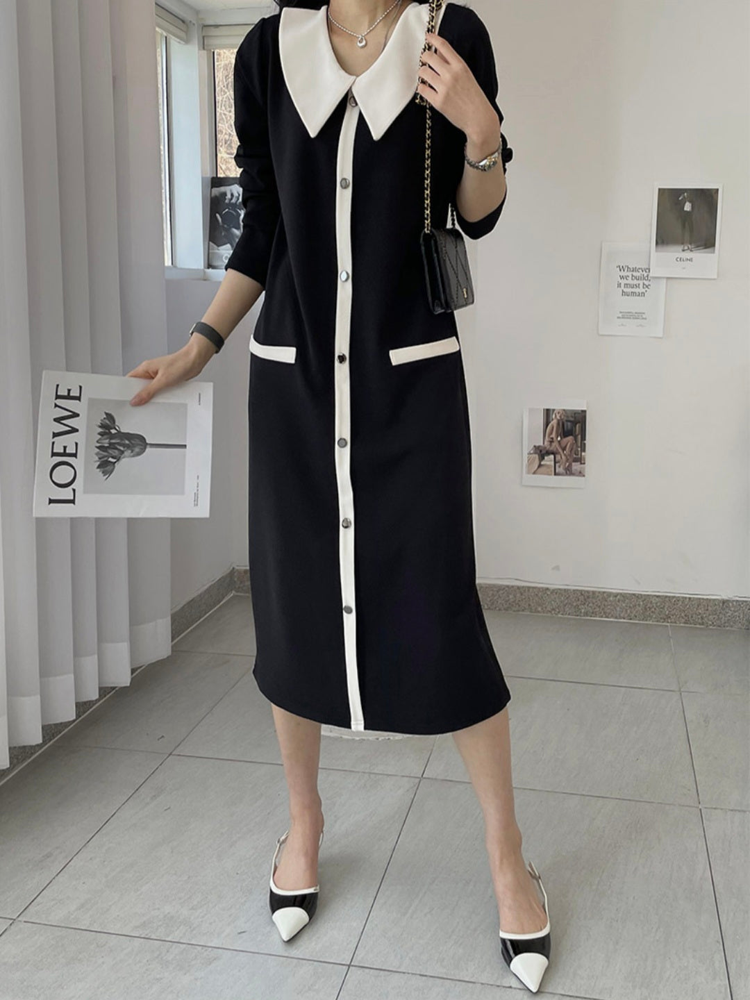 ⏩️ 카라 원피스 [L-2XL]