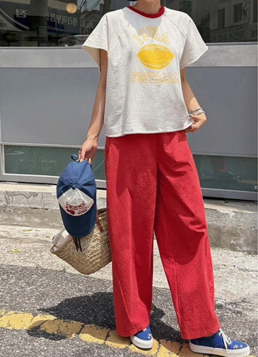 ☀️풋볼 박시 티셔츠