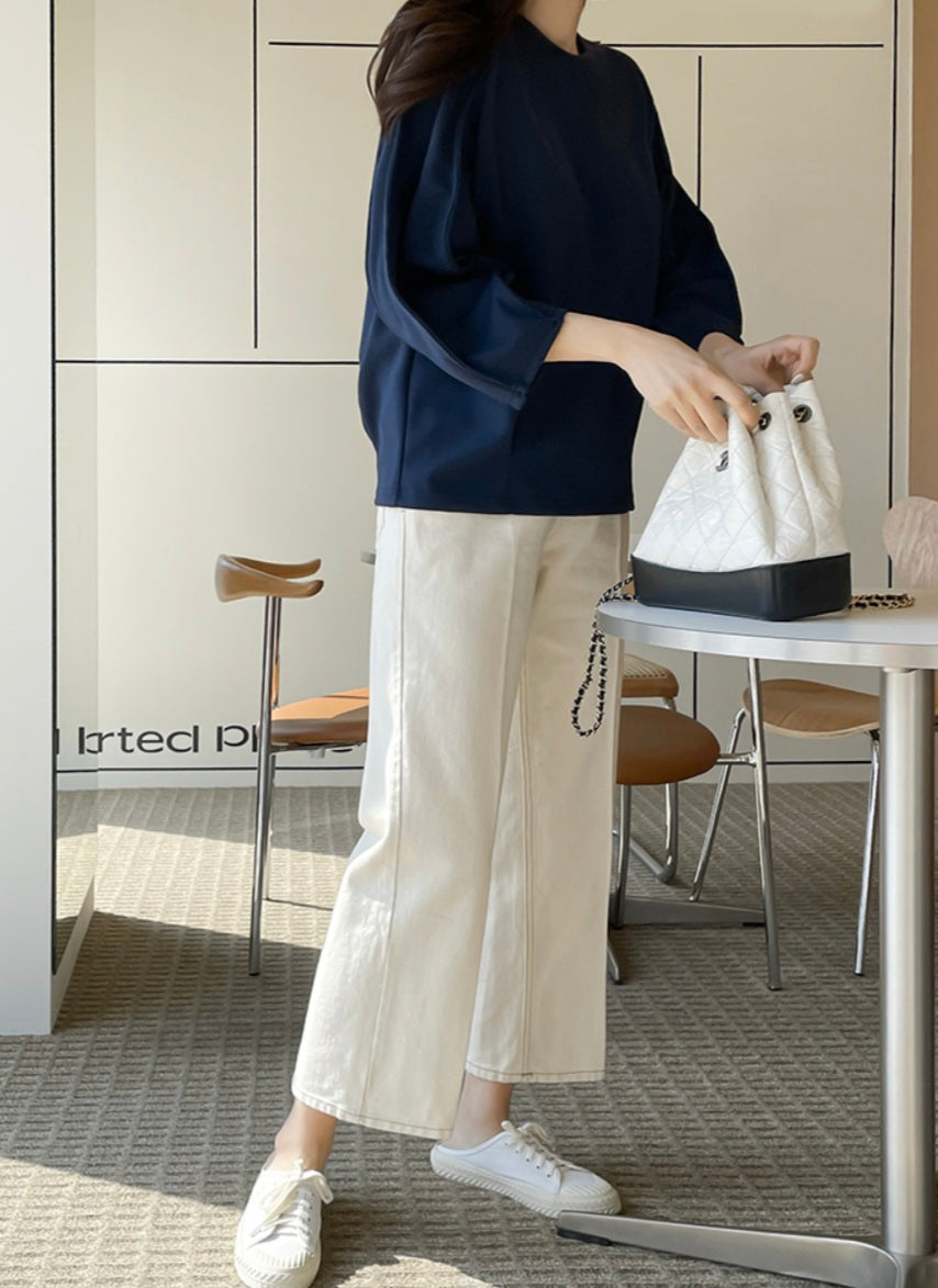찰랑 퍼프 티셔츠