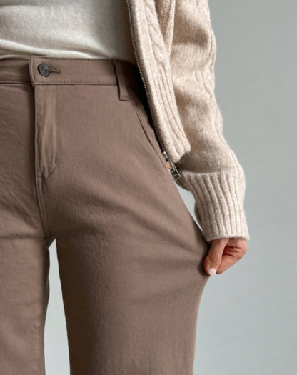 [기모] 코튼밴딩 일자핏 팬츠(XL-3XL)