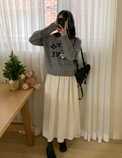 골덴 레이어드 나시원피스