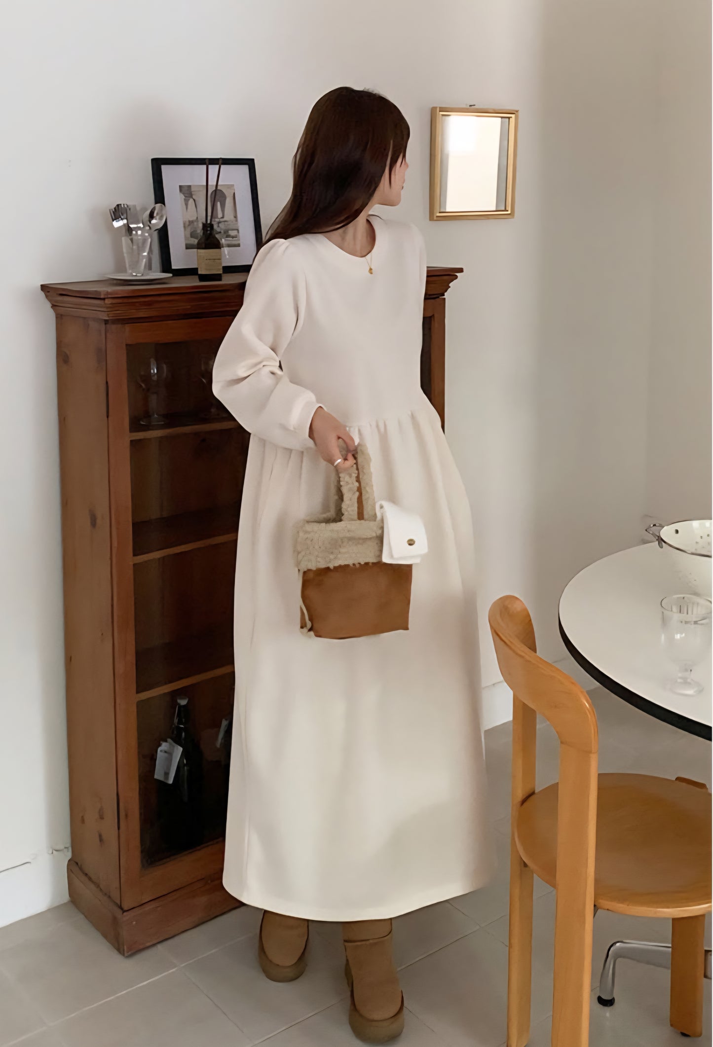 러블리 셔링 원피스