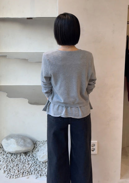 ⏩️ 플레어 나시& 라운드넥 가디건 Set