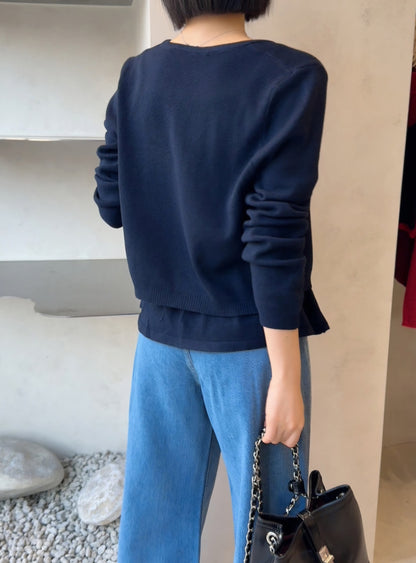 ⏩️ 플레어 나시& 라운드넥 가디건 Set