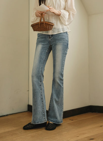 ⏩️ 골반패드 3type 더블버튼 부츠컷데님