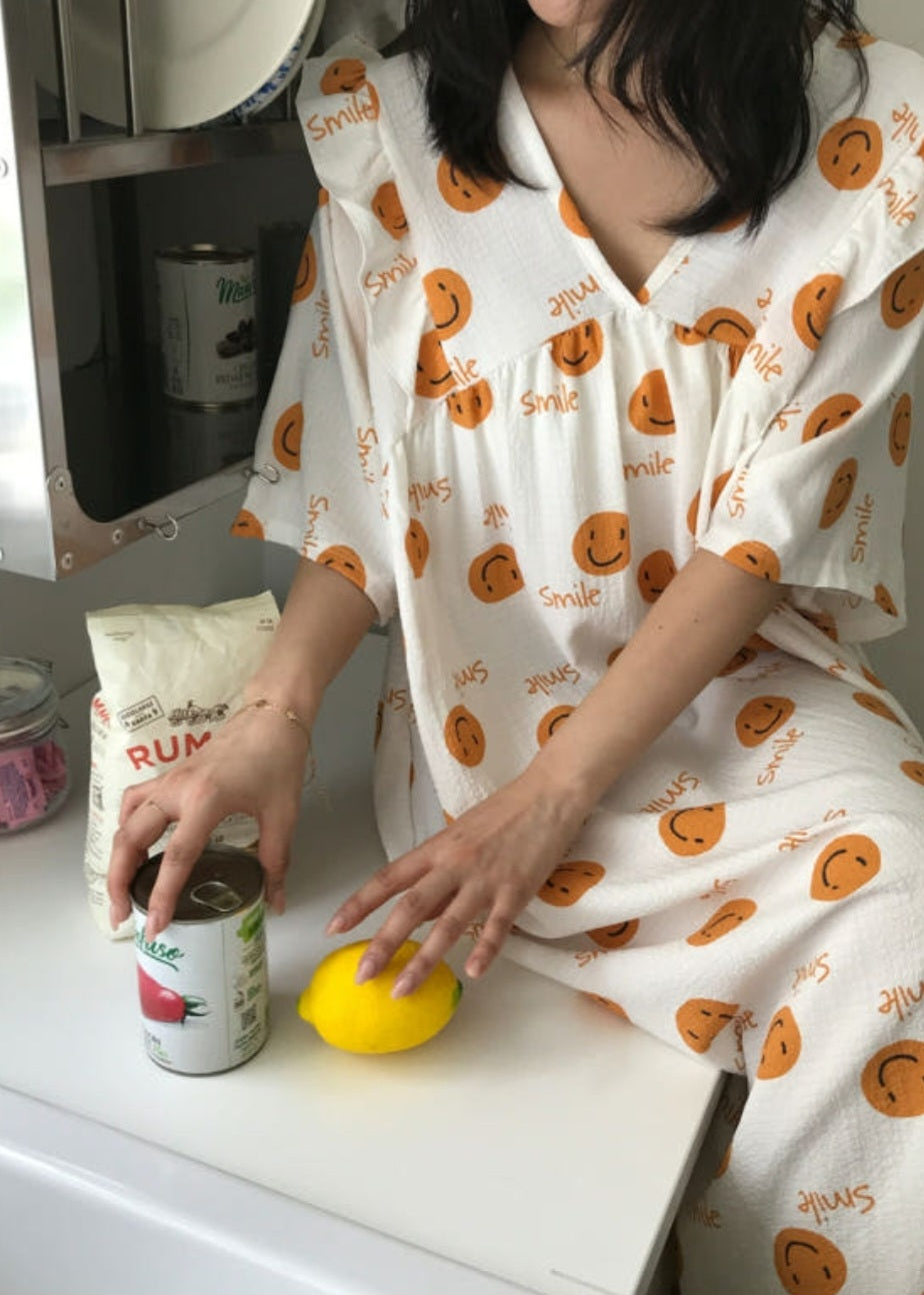 ☀️프릴 홈웨어 반팔 원피스