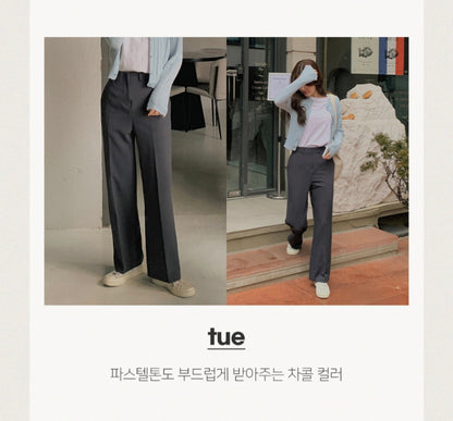 부츠컷 슬랙스 (기모)